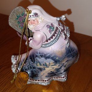 Thomas Kinkade Old World Santa piece